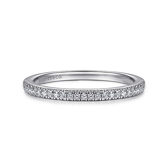 Gabriel - 14K White Gold Matching Wedding Band