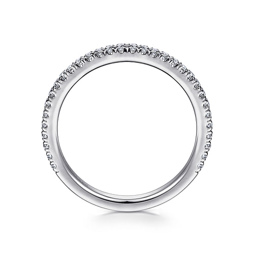 14K White Gold Matching Wedding Band