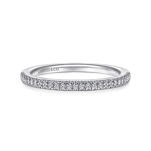 14K White Gold Matching Wedding Band