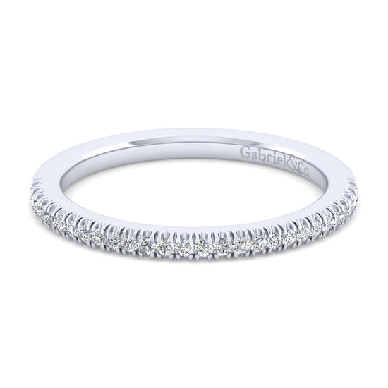 Gabriel - 14K White Gold Matching Wedding Band