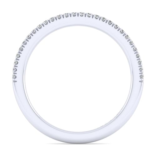 14K White Gold Matching Wedding Band