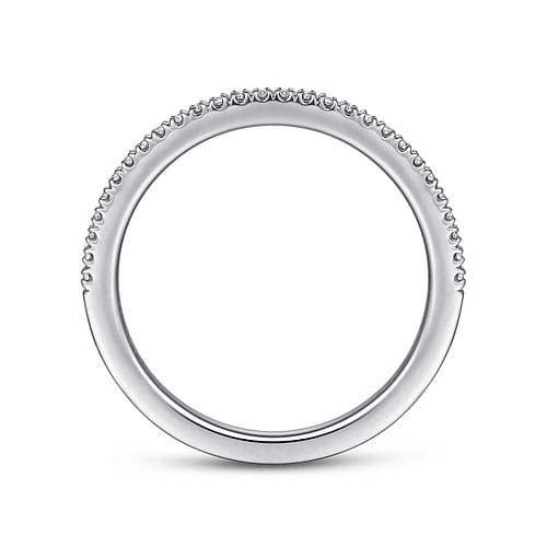 14K White Gold Matching Wedding Band