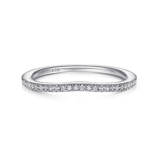 Gabriel - 14K White Gold Matching Wedding Band