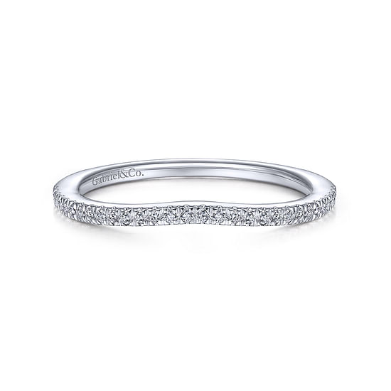 Gabriel - 14K White Gold Matching Wedding Band