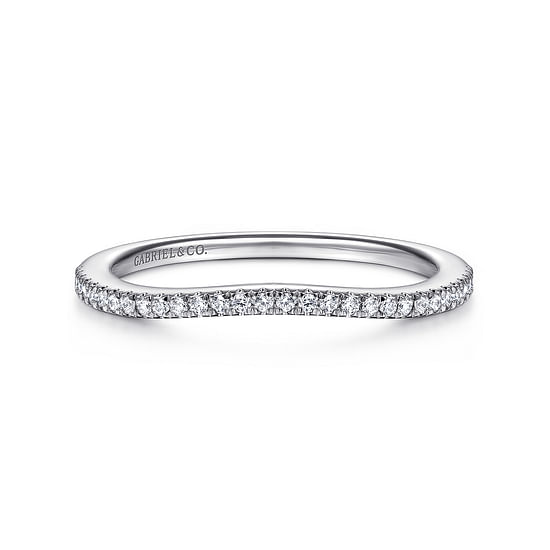 Gabriel - 14K White Gold Matching Wedding Band