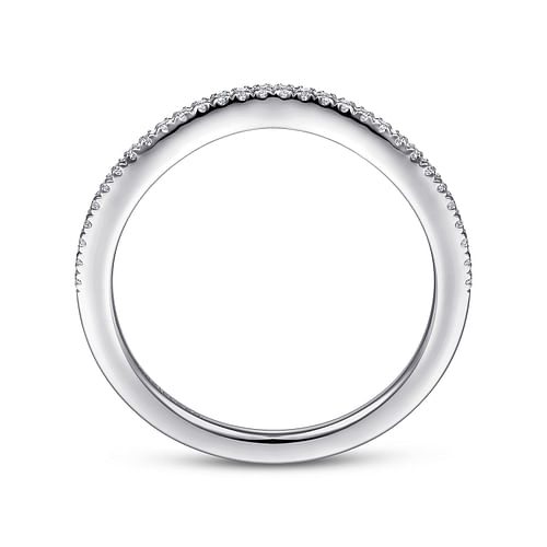 14K White Gold Matching Wedding Band