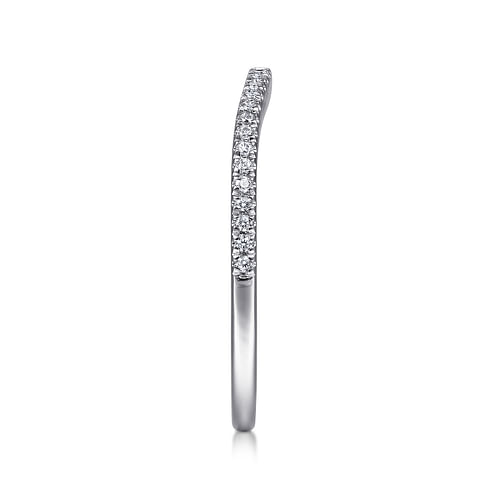 14K White Gold Matching Wedding Band