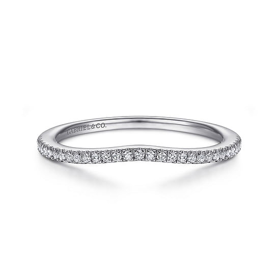 Gabriel - 14K White Gold Matching Wedding Band