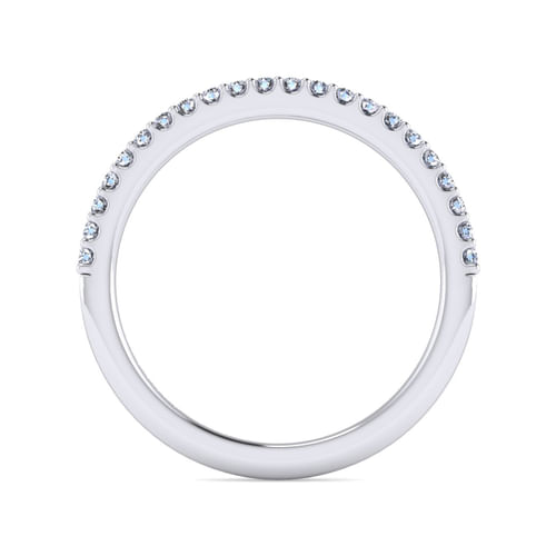 14K White Gold Matching Wedding Band