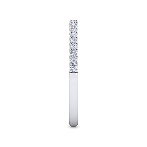 14K White Gold Matching Wedding Band