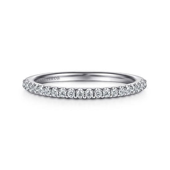 Gabriel - 14K White Gold Matching Wedding Band