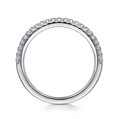 14K White Gold Matching Wedding Band