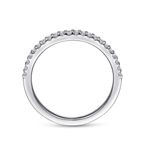 14K White Gold Matching Wedding Band
