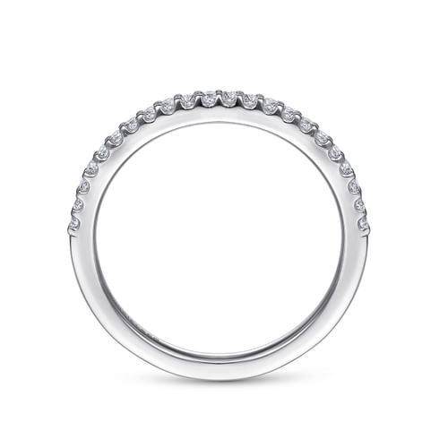 14K White Gold Matching Wedding Band