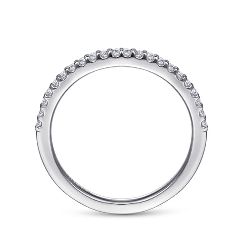 14K White Gold Matching Wedding Band