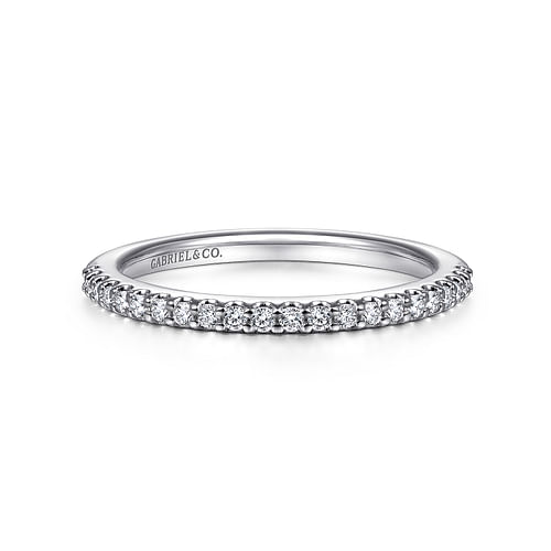 14K White Gold Matching Wedding Band