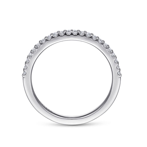 14K White Gold Matching Wedding Band