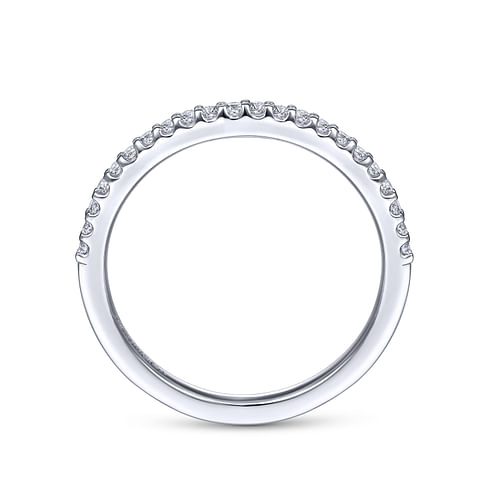 14K White Gold Matching Wedding Band