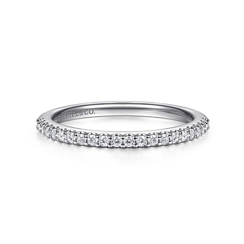 14K White Gold Matching Wedding Band