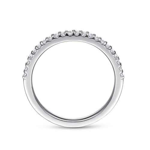 14K White Gold Matching Wedding Band