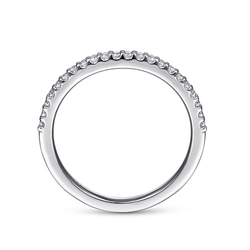 14K White Gold Matching Wedding Band