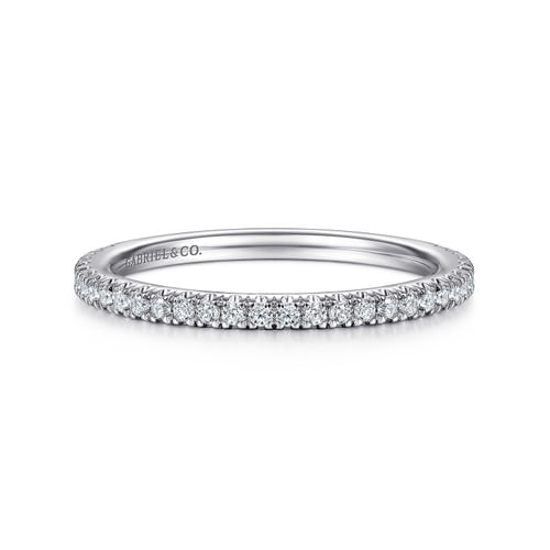 14K White Gold Matching Wedding Band