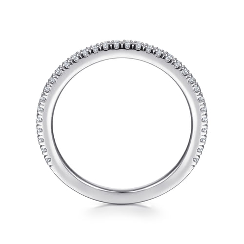 14K White Gold Matching Wedding Band