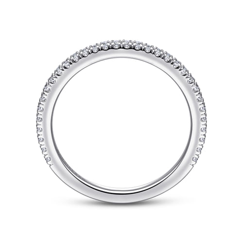 14K White Gold Matching Wedding Band