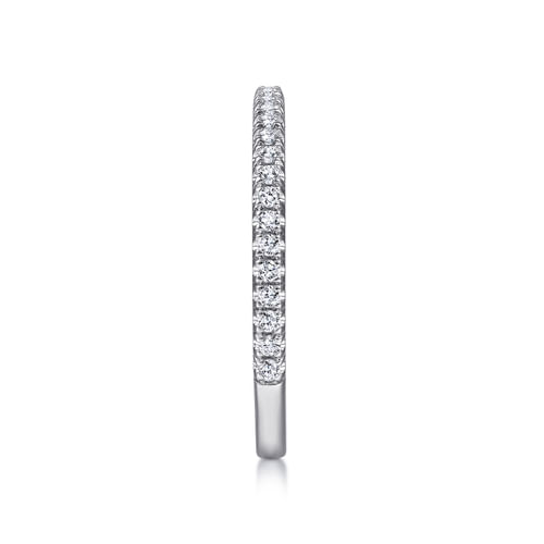 14K White Gold Matching Wedding Band