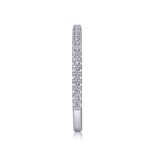 14K White Gold Matching Wedding Band