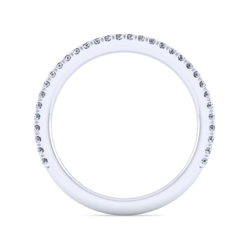 14K White Gold Matching Wedding Band