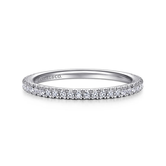 Gabriel - 14K White Gold Matching Wedding Band