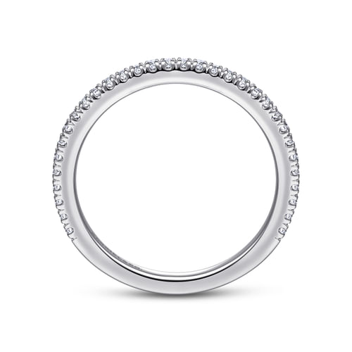 14K White Gold Matching Wedding Band