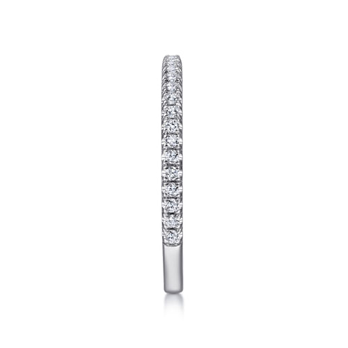14K White Gold Matching Wedding Band