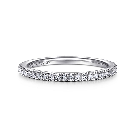 Gabriel - 14K White Gold Matching Wedding Band