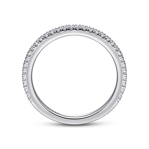 14K White Gold Matching Wedding Band