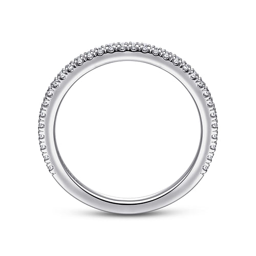 14K White Gold Matching Wedding Band