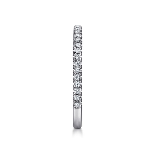 14K White Gold Matching Wedding Band