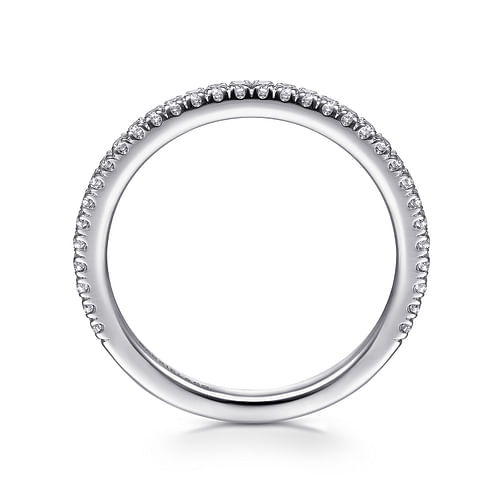 14K White Gold Matching Wedding Band