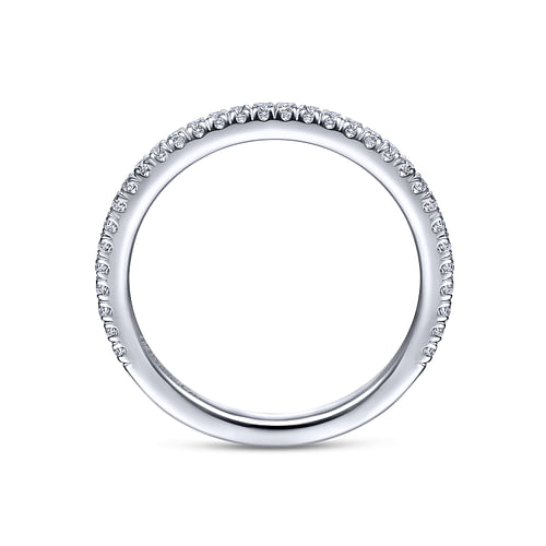 14K White Gold Matching Wedding Band