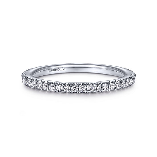 Gabriel - 14K White Gold Matching Wedding Band