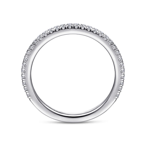 14K White Gold Matching Wedding Band