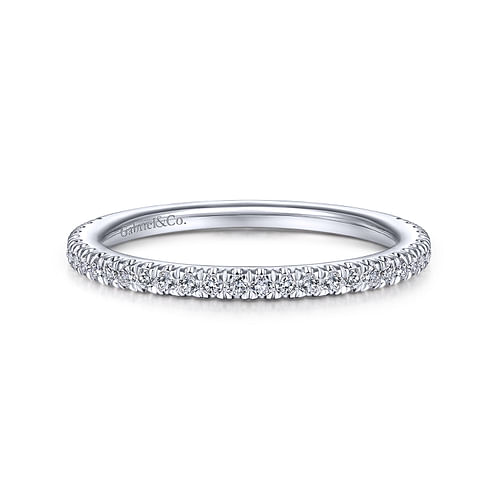 14K White Gold Matching Wedding Band