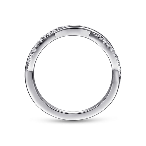 14K White Gold Matching Wedding Band