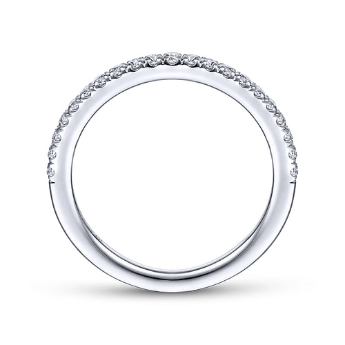 14K White Gold Matching Wedding Band