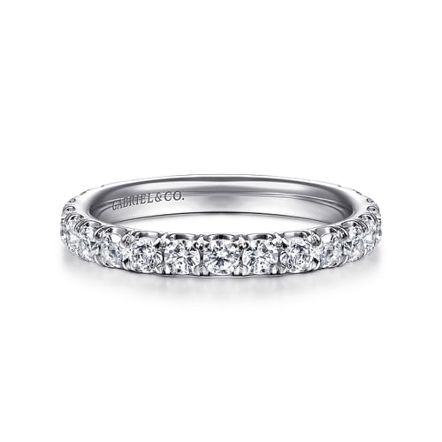 14K White Gold Matching Wedding Band