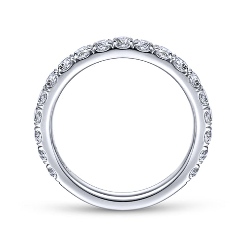 14K White Gold Matching Wedding Band