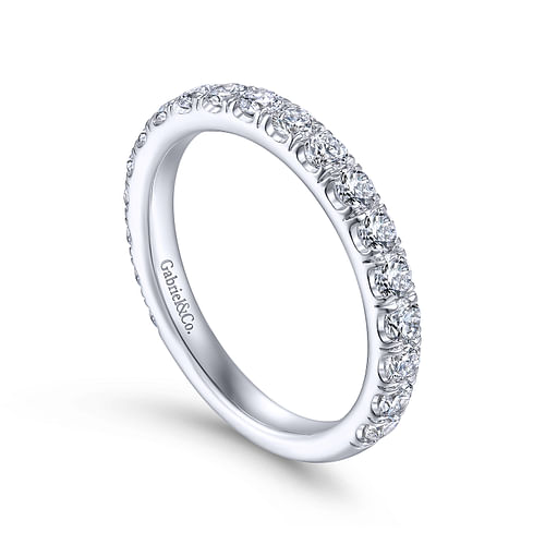 14K White Gold Matching Wedding Band