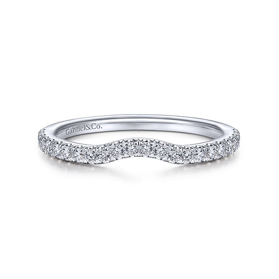 Gabriel - 14K White Gold Matching Wedding Band