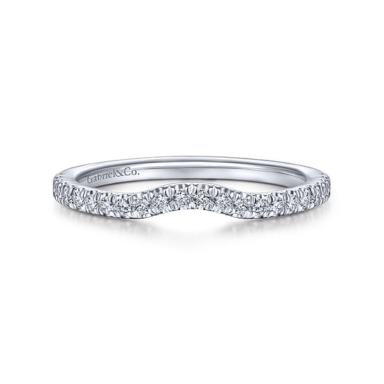 Gabriel - 14K White Gold Matching Wedding Band